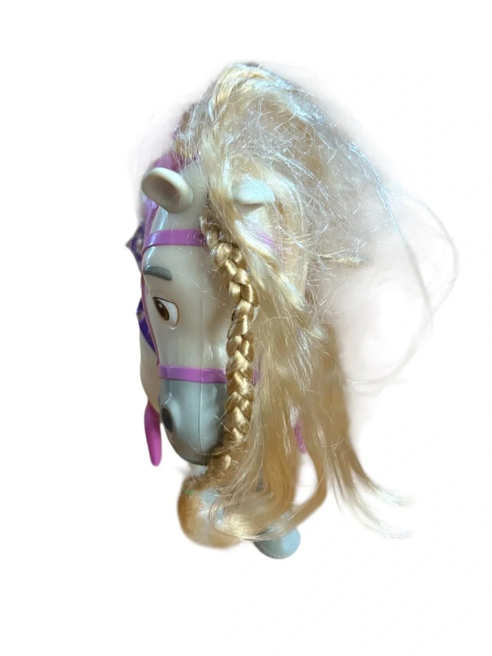 Disney Maximus Tangled Princess Rapunzel White Horse 12” Toy Figurine Horse